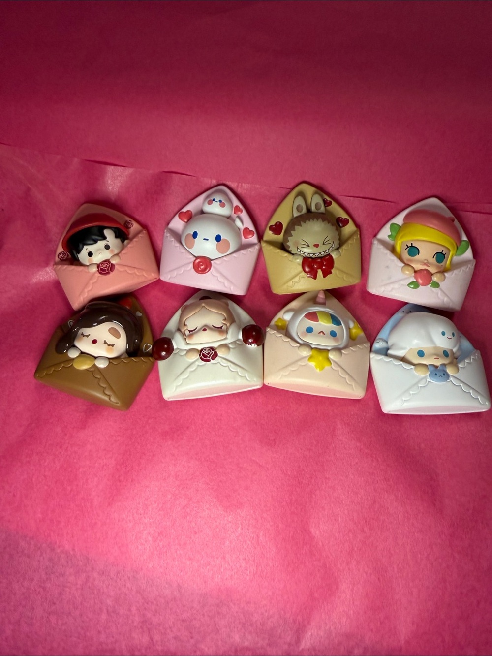 This Pop Mart Pop Bean Love Letter Series, Set of 8: